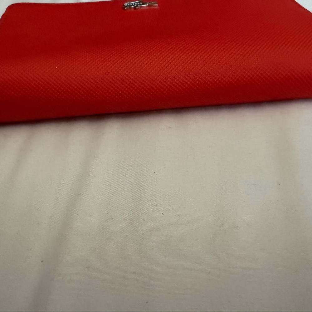 Lacoste Red and Gray Wallet